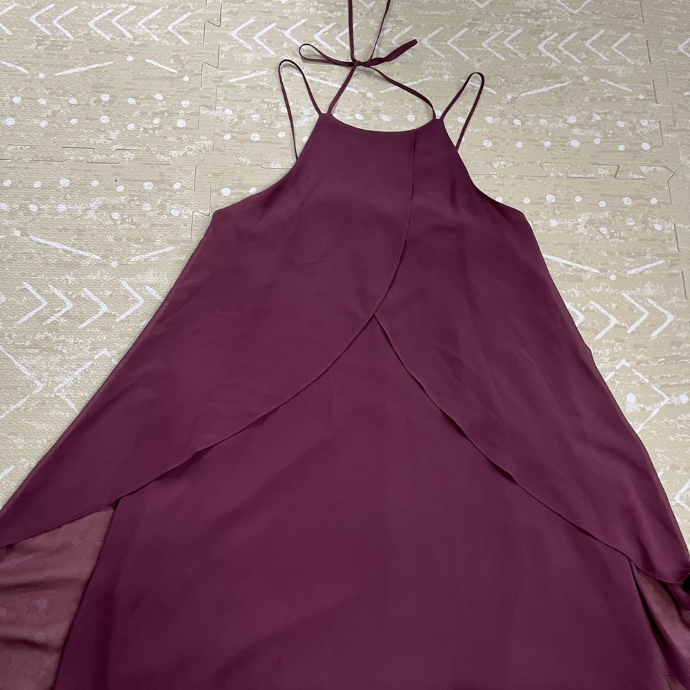BCBG flowy halter dress